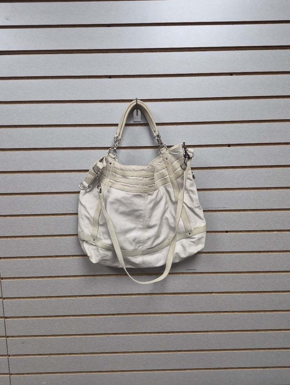 Marc New York Everyday Cream Hobo Shoulder Bag